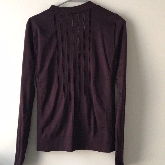 Marika . Size medium. Dark plum zip up - Picture 6 of 6